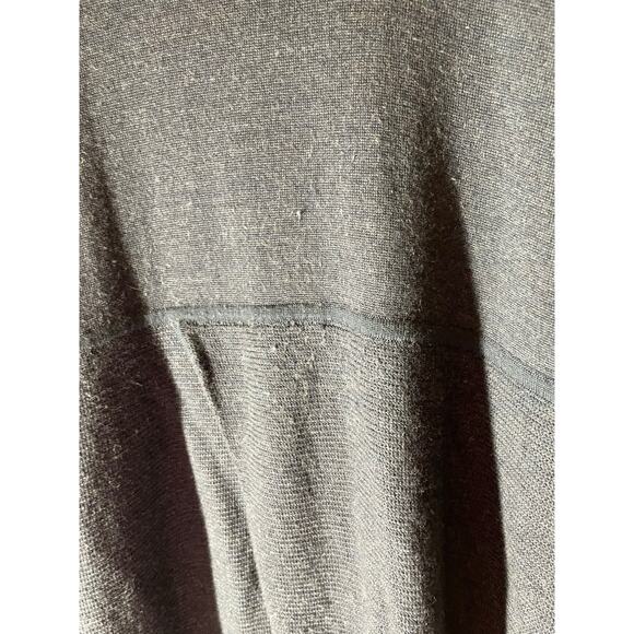 Lululemon Sit In Lotus Wrap Cardigan Navy Blue Merino Wool Blend Size 10 - Picture 6 of 6